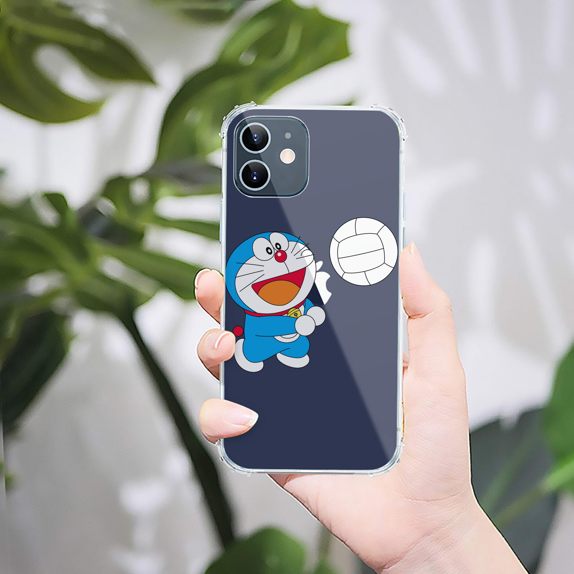 （画像用） ドラえもん Doraemon 【iPhone 12シリーズ対応】透明スマホケース（クリアソフトケース）